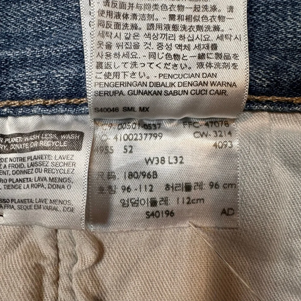 Levi’s 501 Original Fit Jeans | Button Fly | Classic Straight Leg | W38 L32